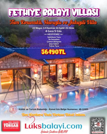 Fethiye Balayı Villaları Paketleri